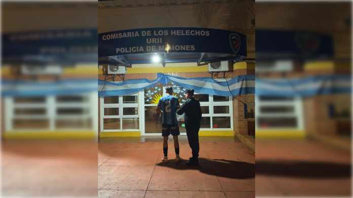 golpeó a un arbitro y fue detenido
