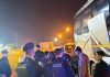 Interceptaron un micro en la ruta 14 por disturbios