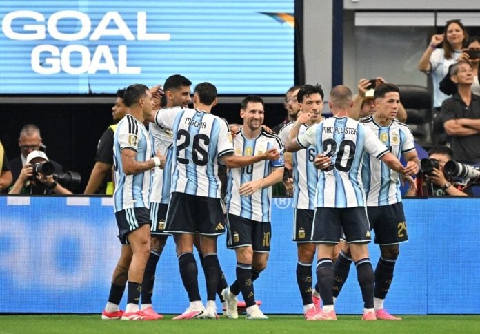 Argentina le gana a Austria