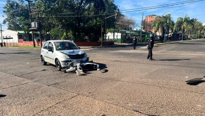 Colisión en Posadas