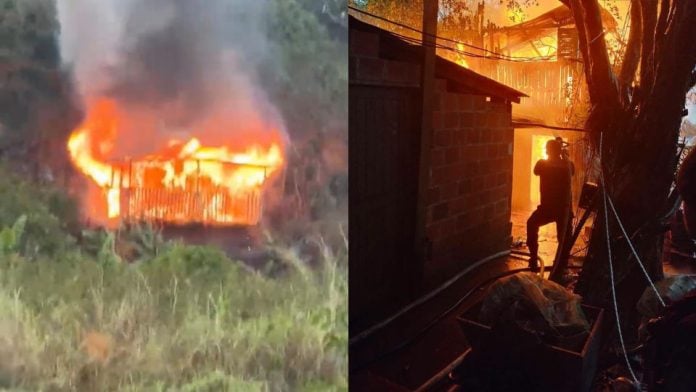 Eldorado incendio destruyó por completo una vivienda