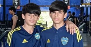 “Soñamos jugar juntos en la Bombonera”: la historia de Brian y Nahuel García, los gemelos misioneros que crecen en la pensión de Boca imagen-5