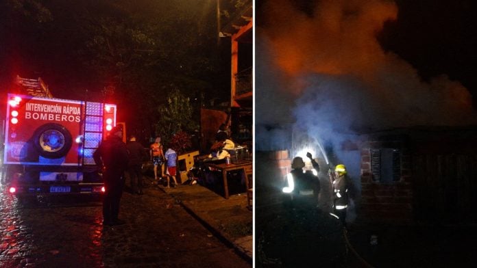 Incendio Candelaria Posadas