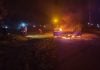 Un conductor logró escapar antes de que su auto fuera consumido por las llamas en San Javier