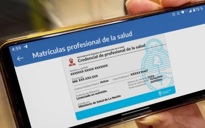 matrículas nacionales de salud