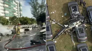 Tragedia aérea en Río de Janeiro: chocaron dos helicópteros y murieron seis personas imagen-6