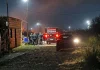 cuerpo de una mujer dentro de una bolsa en un basural