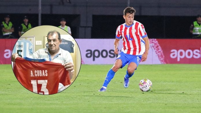 emoción del padre del misionero que juega en la Selección de Paraguay