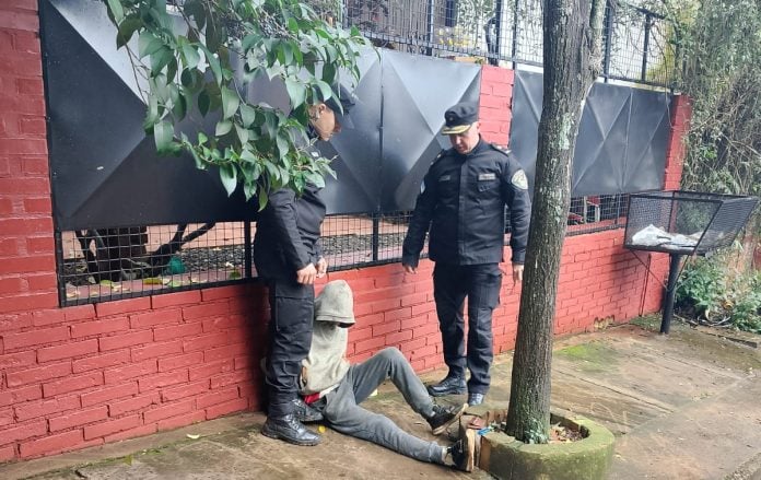 ladrón detenido