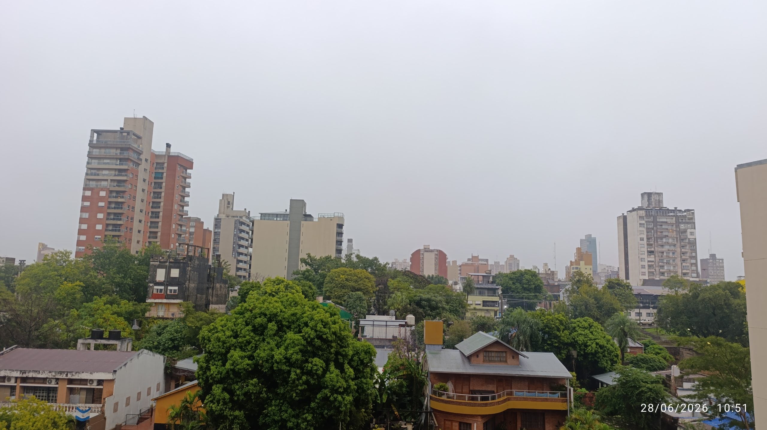 lluvia en Posadas
