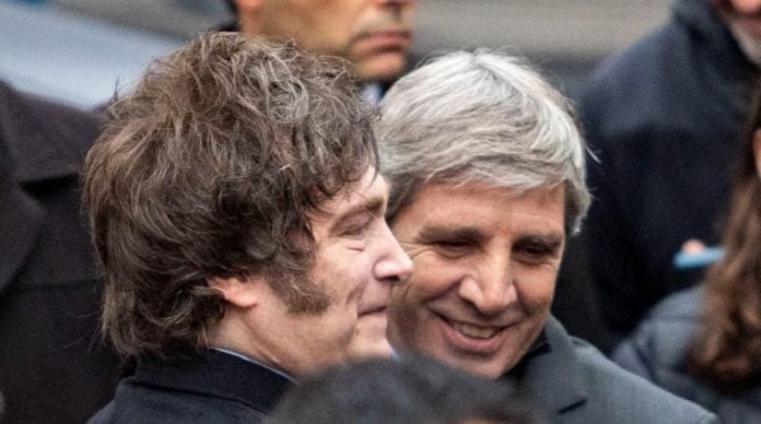 milei y caputto