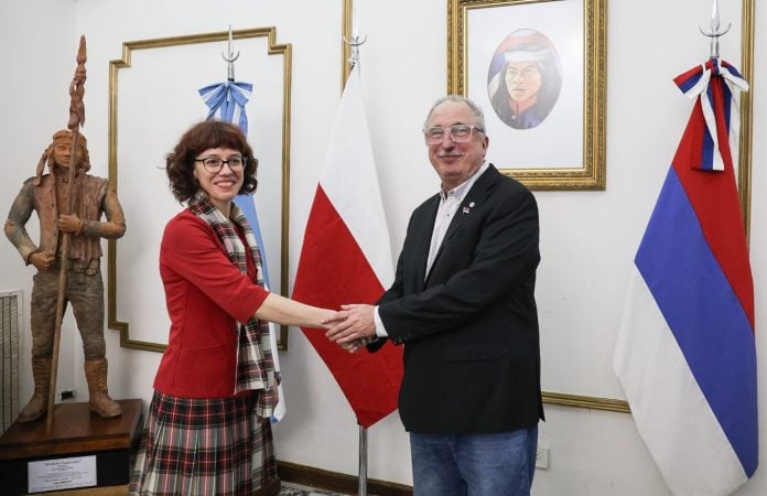 passalacqua y la consul de Polonia (6) Passalacqua recibió al cónsul de Polonia en Argentina