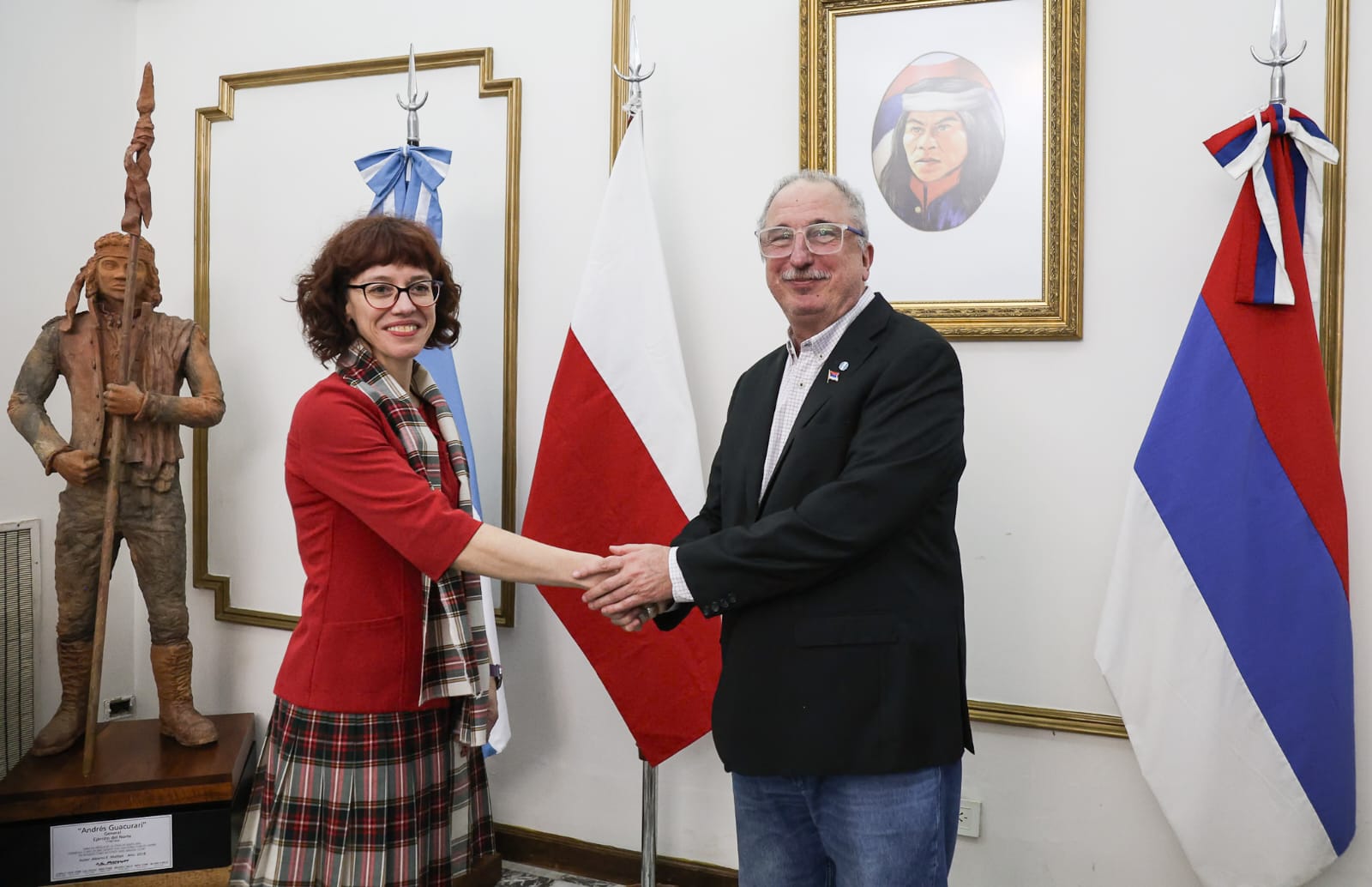 Passalacqua recibió al cónsul de Polonia en Argentina