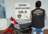 Recuperaron una motocicleta robada durante un operativo policial en el barrio A-4 de Posadas