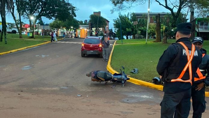 siniestro vial en San Vicente
