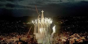 El papa León XIV inauguró y bendijo la última torre de la Sagrada Familia en Barcelona imagen-6