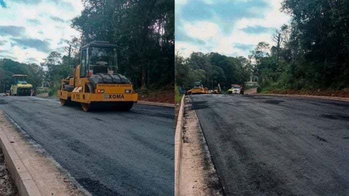 Eldorado avanza con el tercer tramo de asfaltado de la calle Salto Alegría