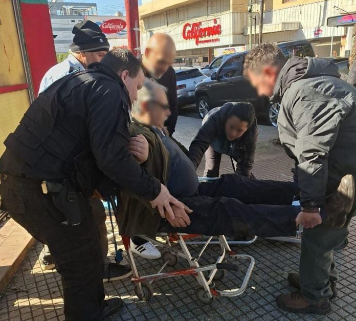 Hombre se cayó en Posadas