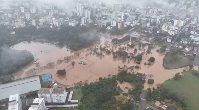 Inundaciones en el sur de Brasil