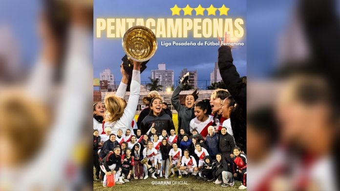 Penta ⭐️⭐️⭐️⭐️⭐️ Campeonas El primer equipo del fútbol femenino venció este fin de semana a JG B_1920x1080