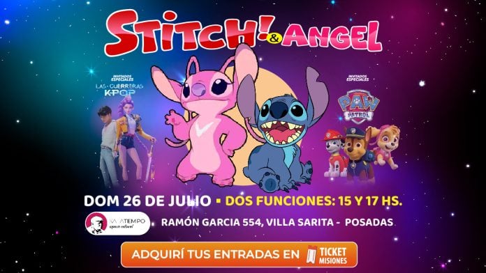 Stitch y Angel_5 Diversión en escena