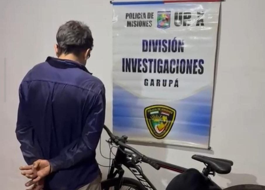 Cayó un hombre acusado de robar y vender una bicicleta: el rodado fue recuperado en Garupá