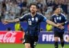 Argentina jugará con la camiseta azul frente a Inglaterra