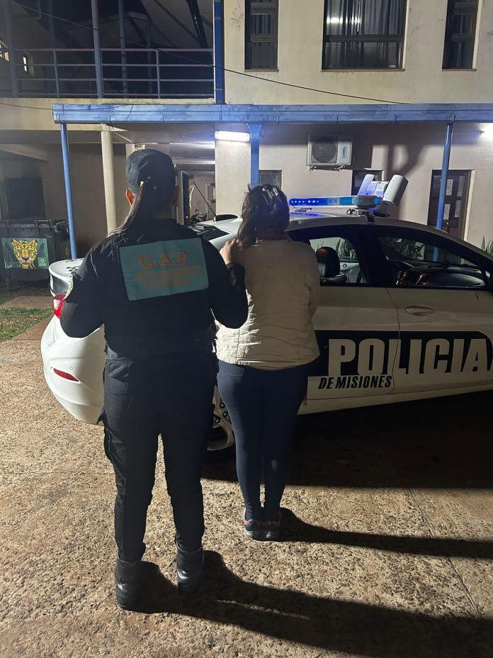 chica fitness detenida