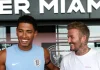 Bellingham se reunió con David Beckham