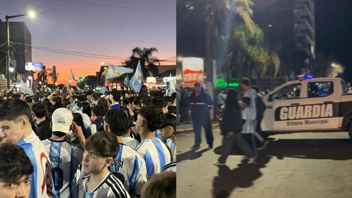 Eldorado celebró el pase de Argentina a la final del Mundial