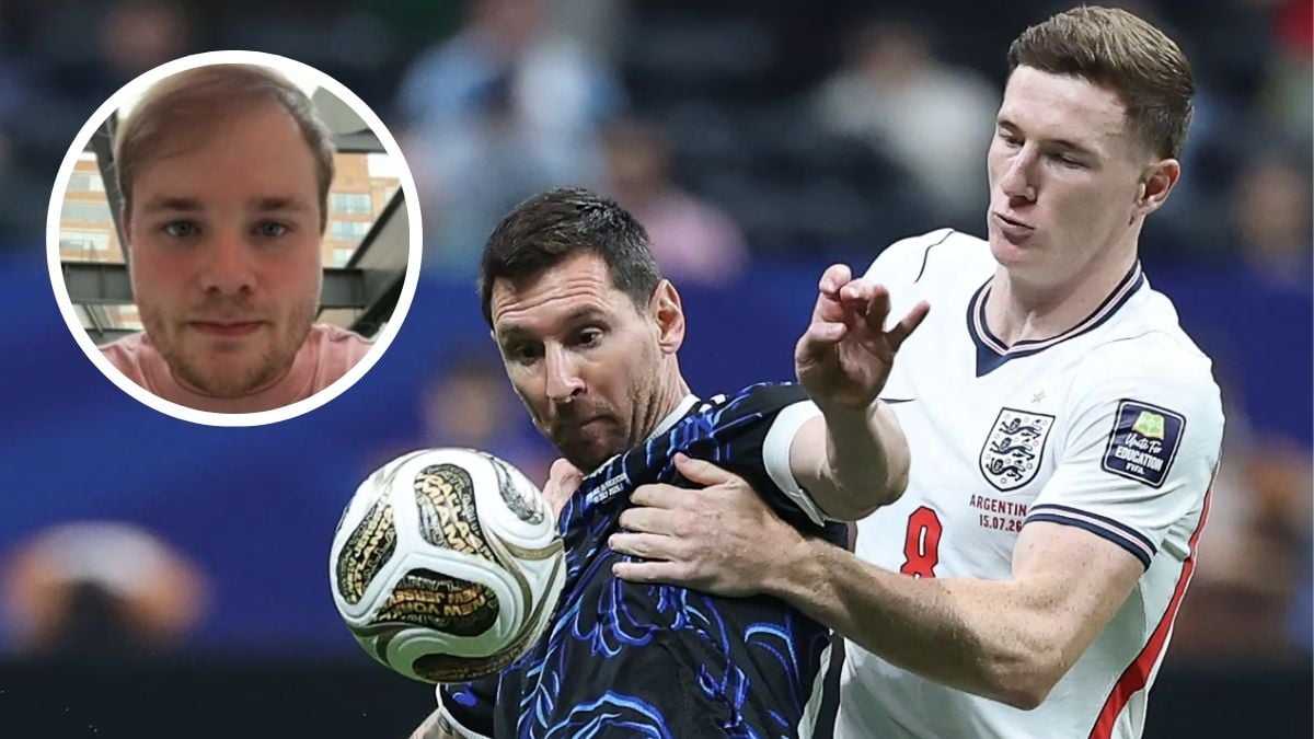 La emoción de un hincha argentino que presenció el triunfo de Argentina ante Inglaterra: Este equipo tiene un hambre d