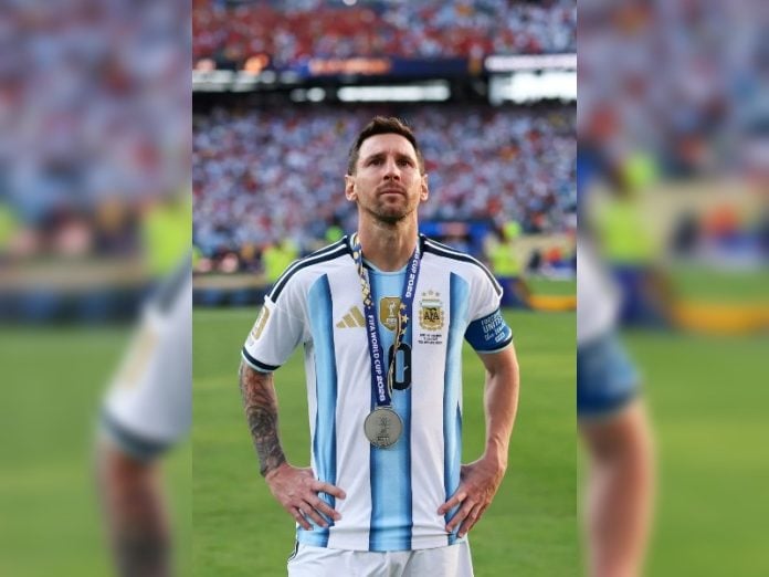 la tristeza de Messi tras la final